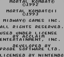 Image n° 4 - screenshots  : Mortal Kombat I & II
